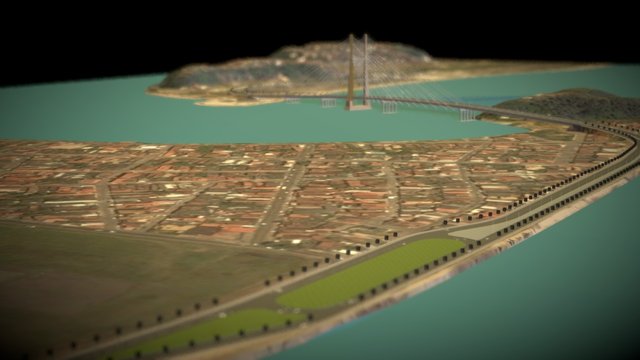 Ponte de Ilhéus 3D Model