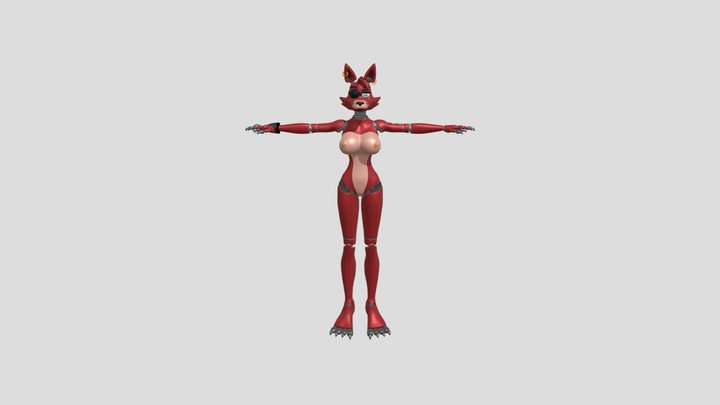 Rynfox_fnaf_1_foxy_v6 2 3D Model
