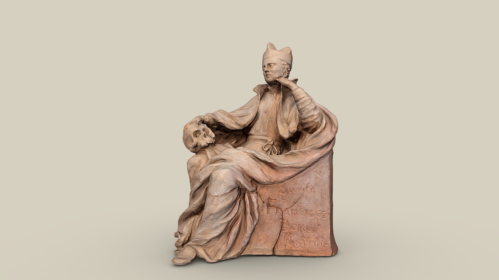 Hl. Franziskus Borgia — Sketchfab embed 3D viewer