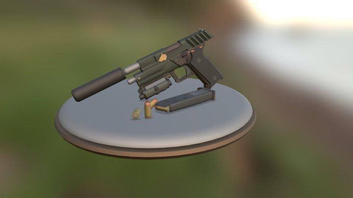 Destiny: Ironwreath Sidearm 3D Model