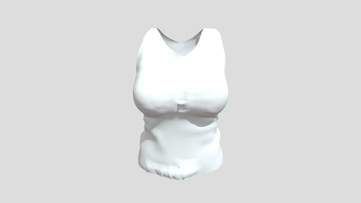 Cuban Pattern TankTop 3D Model
