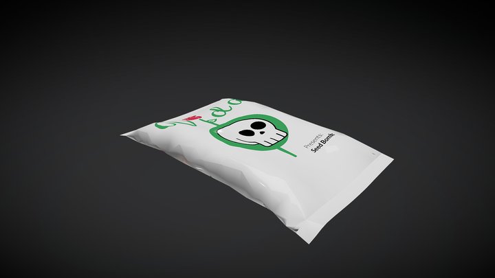 Finished Seed Bag 3D Model