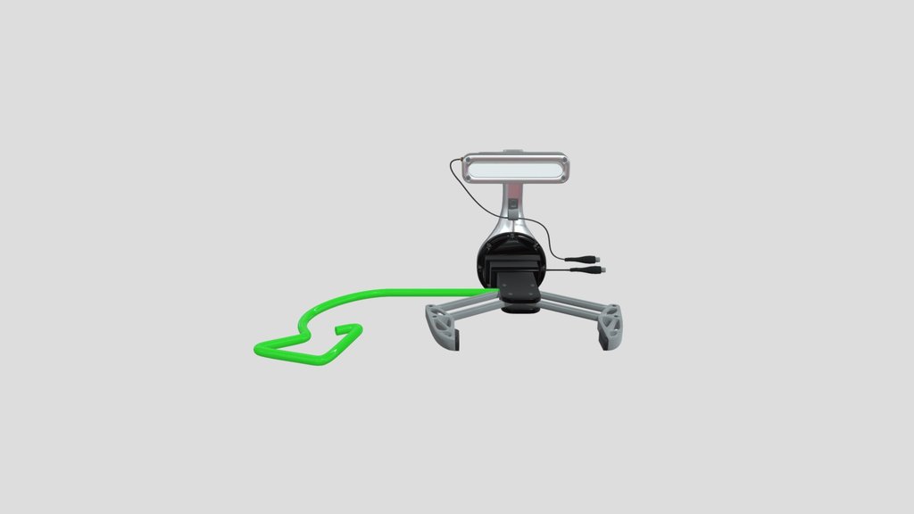 Exotic Robot Gripper With On Robot Eyes