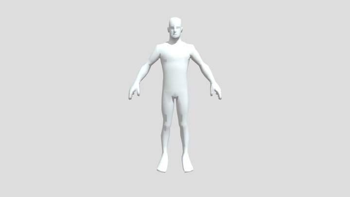 Male Basemesh 3D Model