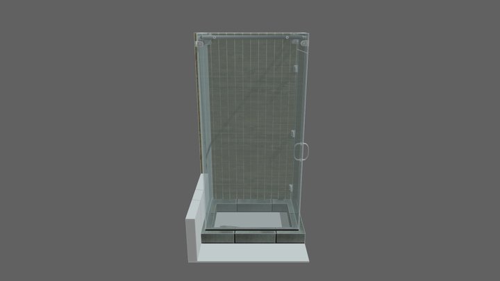 DUCHA TEMPLADA 3D Model
