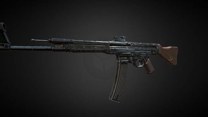 STG44 (Sturmgewehr 44) 3D Model