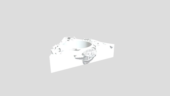 Skeleton Glassholder Meshmixer 3D Model