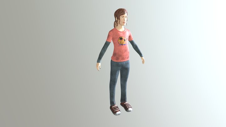 Ellie - The Last Of Us 3D Model