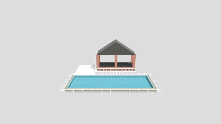 Бассейн 10x3,6 3D Model