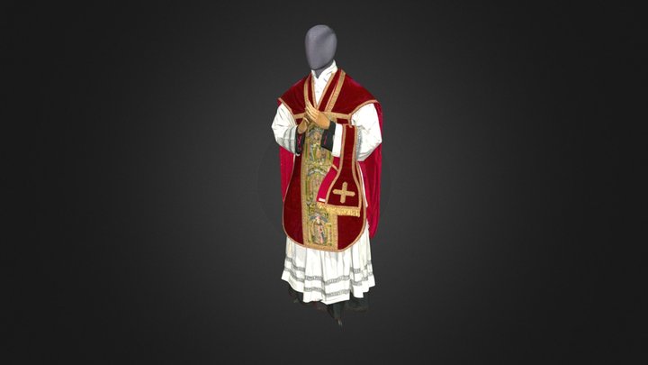 Ursuline Vestment Set 3D Model