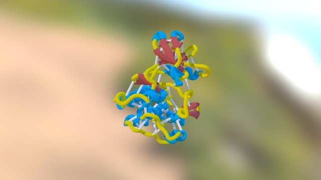 2HYY-pdbfixer-ribbon-secondary 3D Model