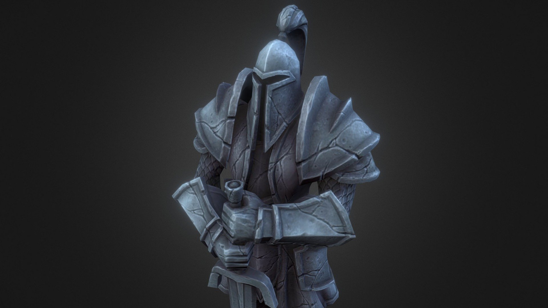 Warcraft Alliance Statue