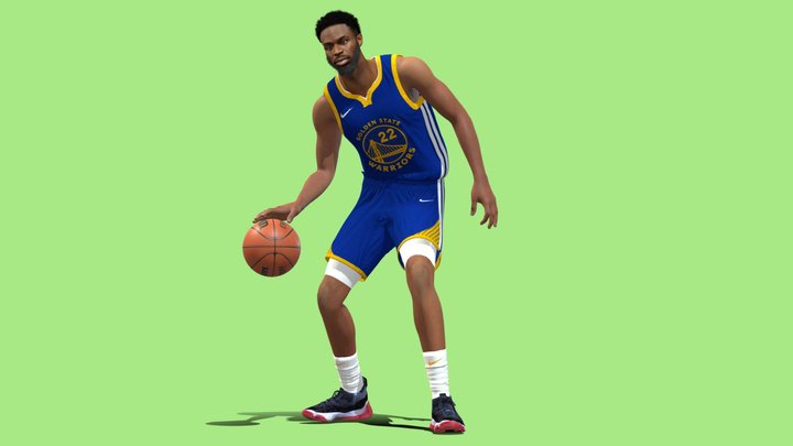 3D Rigged Andrew Wiggins NBA 3D Model
