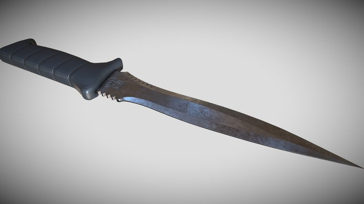 Leon's Knife Fan Art 3D Model
