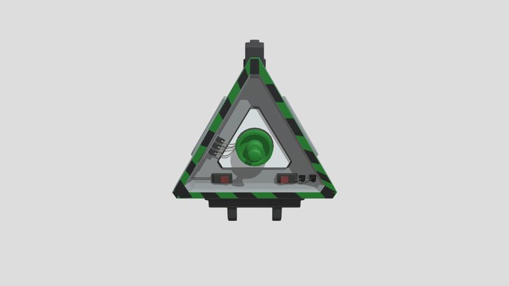 Green Hand Points1-Poppy playtime 3D Model