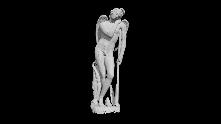Roman statue of Thanatos or Eros - 3D laser scan 3D Model
