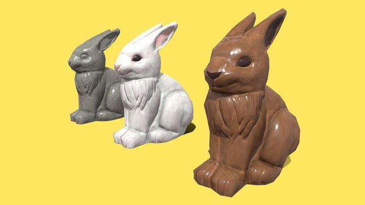 Chocolate-bunny 3D models - Sketchfab