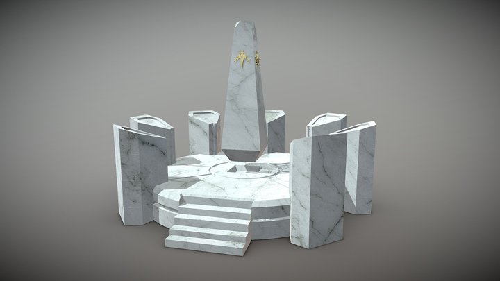 Altar light version 3D Model