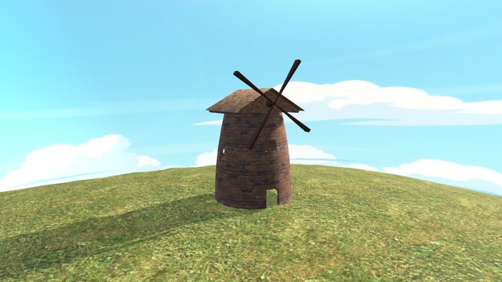 Windmill 3D Model