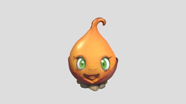 sweet potato pvz 3D Model