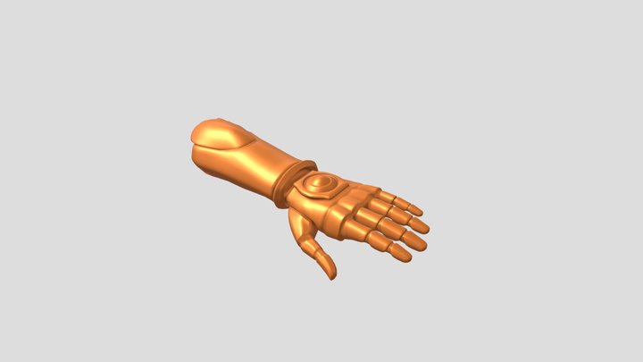Samus Glove Study 3D Model