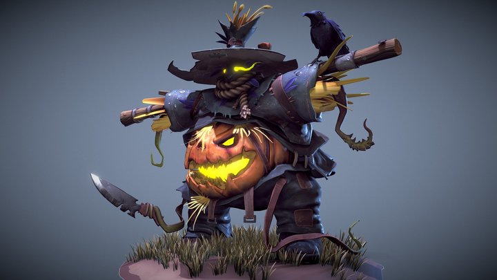 Scarecrow - Stylized Creation Exam 3D Model