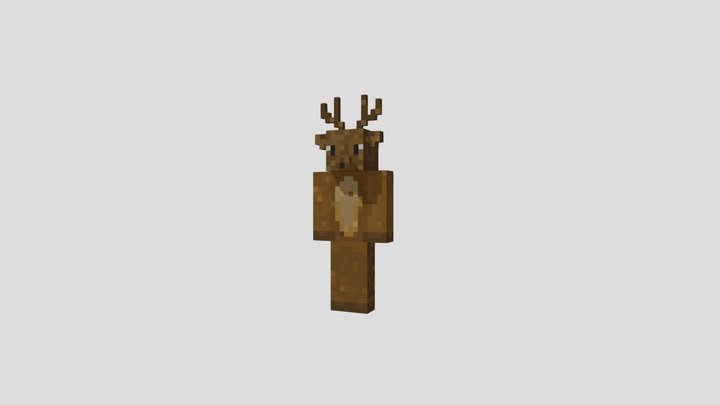 Deer man skin 3D Model