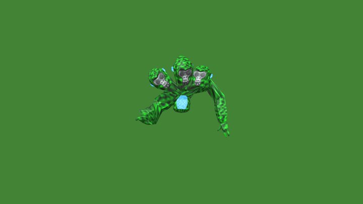 Acid Hydra 3D Model