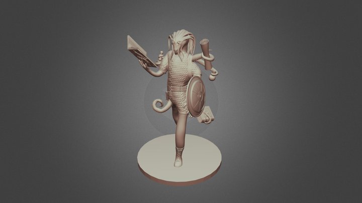 Clive - the octopus alchemist 3D Model