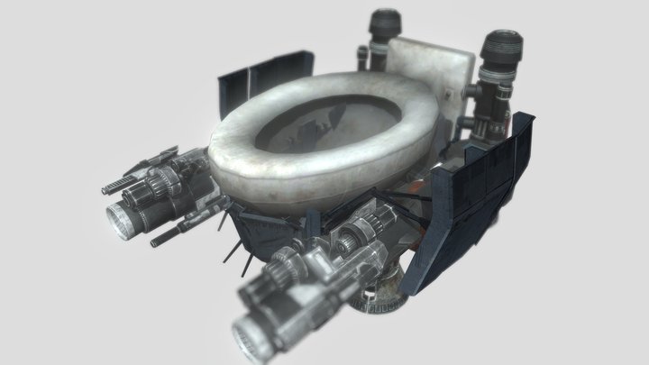 Flame_thrower_skibidi 3D Model