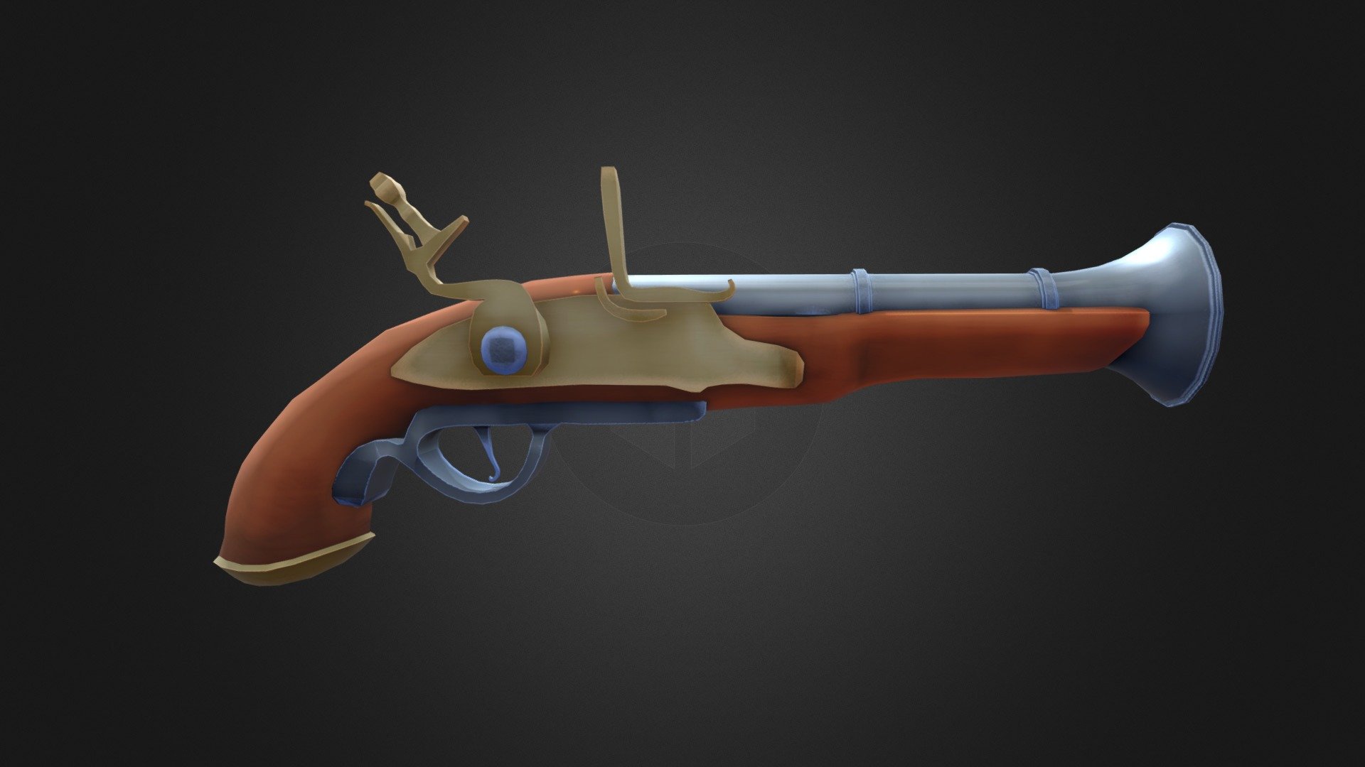 Stylized Blunderbuss - Download Free 3D model by stefan ...