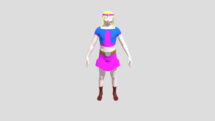 Zelda cutscene (College) 3D Model