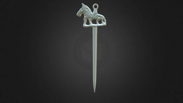 Alfiler Vikingo 3D Model