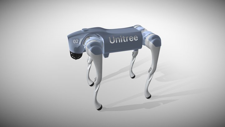 Robot dog Unitree Go2 – Free 3D Model STL