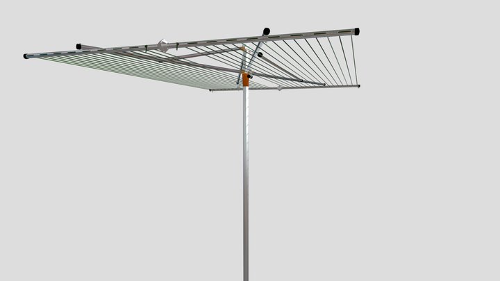 Breezecatcher clothesline PLD-6x8-272-E 3D Model