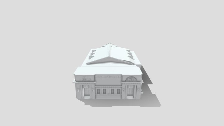 Moscow Art Cinema 3D Model