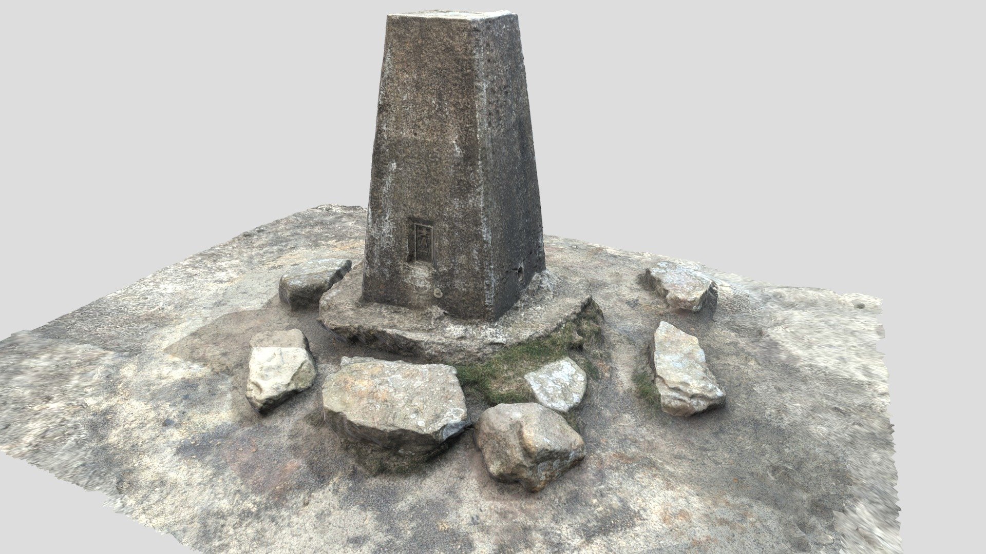 Ordnance Survey Trig Pillar - Buy Royalty Free 3D model by GeoLan 3D ...