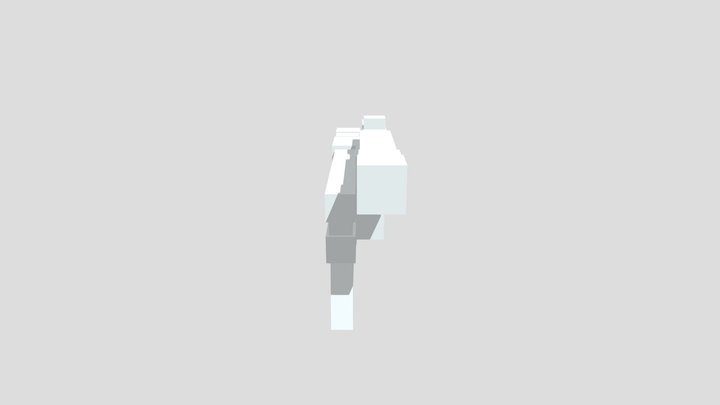 DL-44 heavy blaster pistol 3D Model
