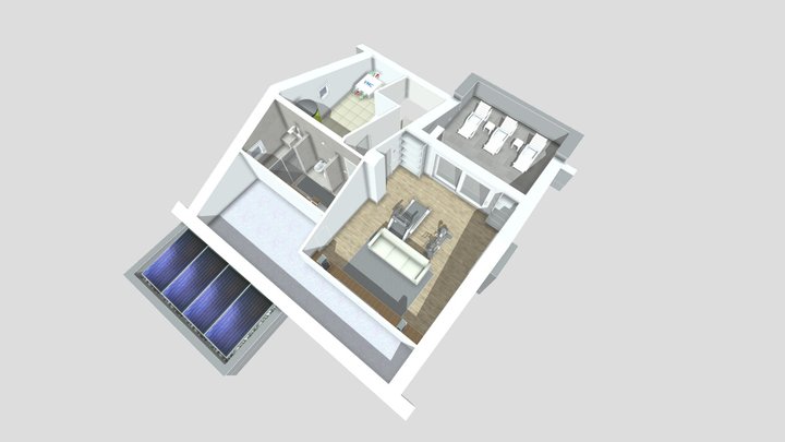 Lotto Edificabile Limena Piano Mansarda 3D Model