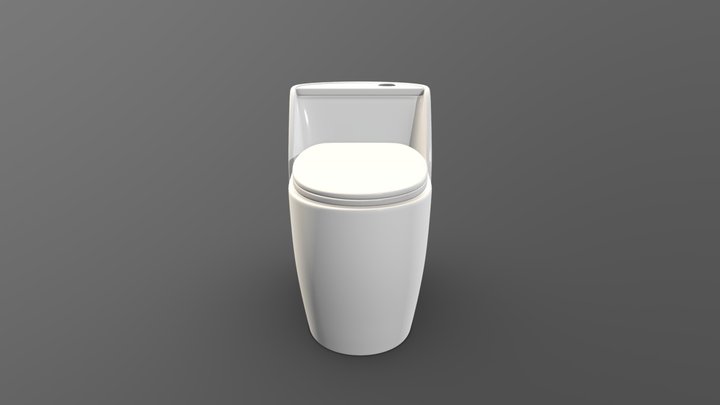 马桶 3D Model