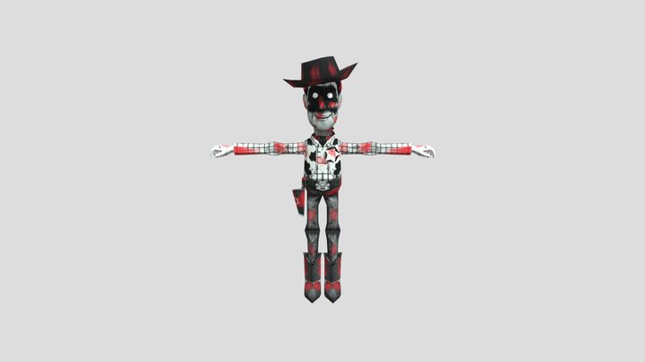 Slender Fortress Corrupted Woody Newer 3D Model