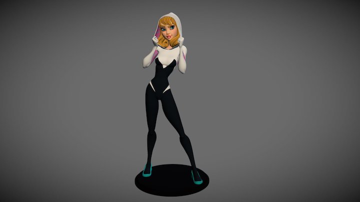 Spider Gwen 3D Model