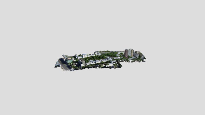 Новослободский парк. Москва. 3D Model