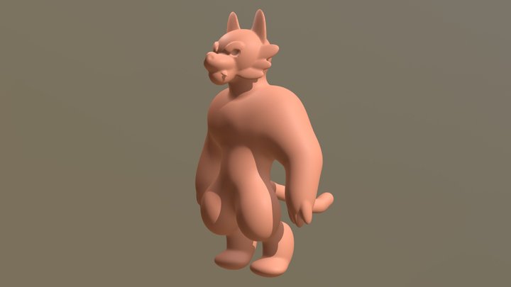 buff boy 3D Model