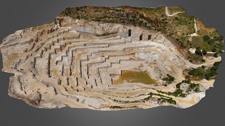 Dionyssos Marble Quarry by Topographers.gr 3D Model