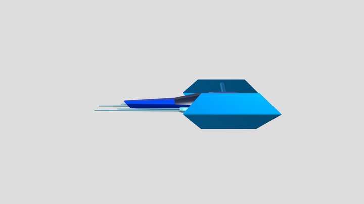 Space Fighter 3D Model