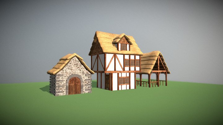 Medieval Structures-WIP 3D Model