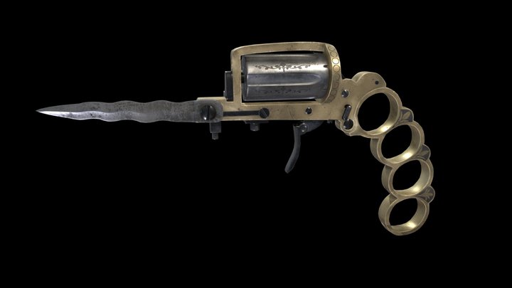 Apache Revolver 3D Model