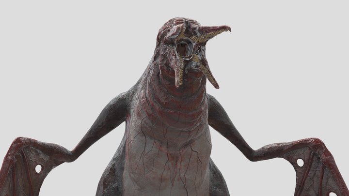 zoochosis_-_infected_penguin 3D Model