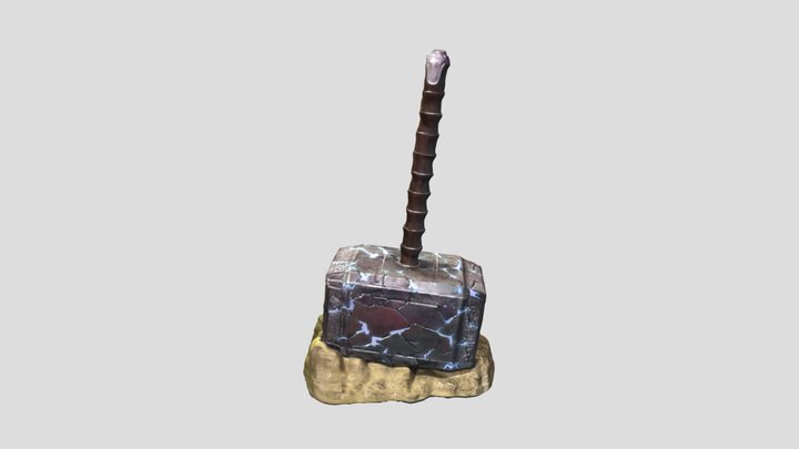 Mjölnir - Thor's Hammer 3D Model